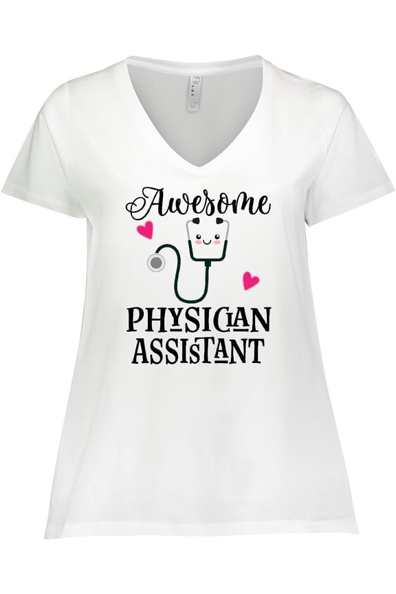 Awesome Physician Assistant Gift for PA Women's Plus Size V-Neck T-Shirt