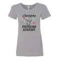 thumbnail image 1 of Inktastic Awesome Physician Assistant for Pa Women's T-Shirt, 1 of 5