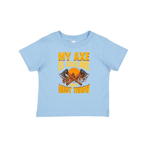 Inktastic Axe Throwing Funny Gift Boys or Girls Baby T-Shirt