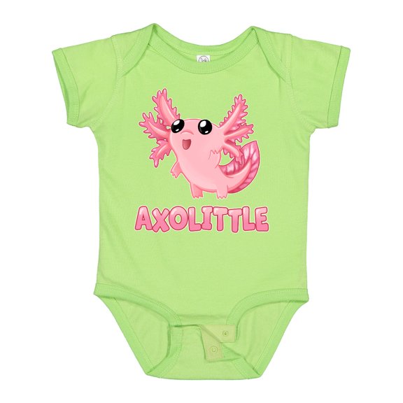 Inktastic Axolittle Cute Baby Axolotl Boys or Girls Baby Bodysuit