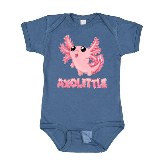 Inktastic Axolittle Cute Baby Axolotl Boys or Girls Baby Bodysuit