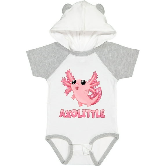 Inktastic Axolittle Cute Baby Axolotl Boys or Girls Baby Bodysuit