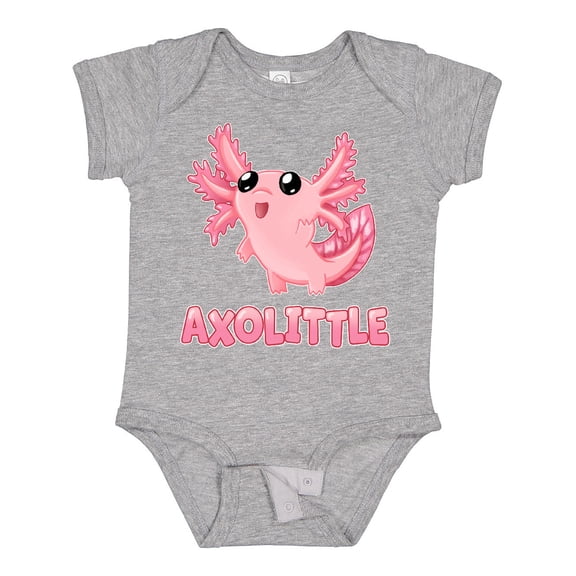 Inktastic Axolittle Cute Baby Axolotl Boys or Girls Baby Bodysuit