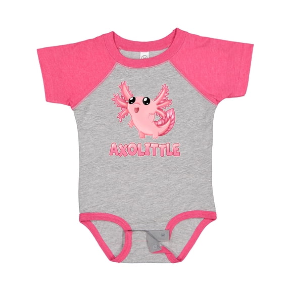 Inktastic Axolittle Cute Baby Axolotl Boys or Girls Baby Bodysuit