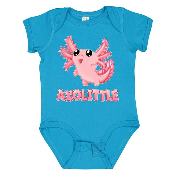 Inktastic Axolittle Cute Baby Axolotl Boys or Girls Baby Bodysuit