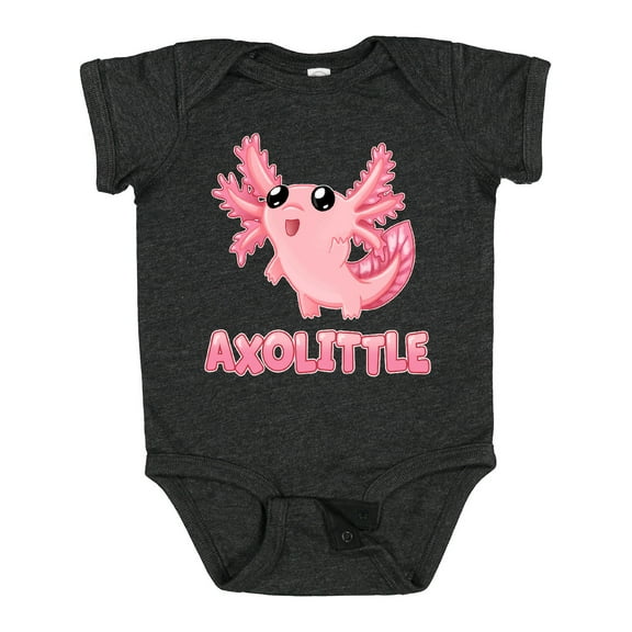 Inktastic Axolittle Cute Baby Axolotl Boys or Girls Baby Bodysuit