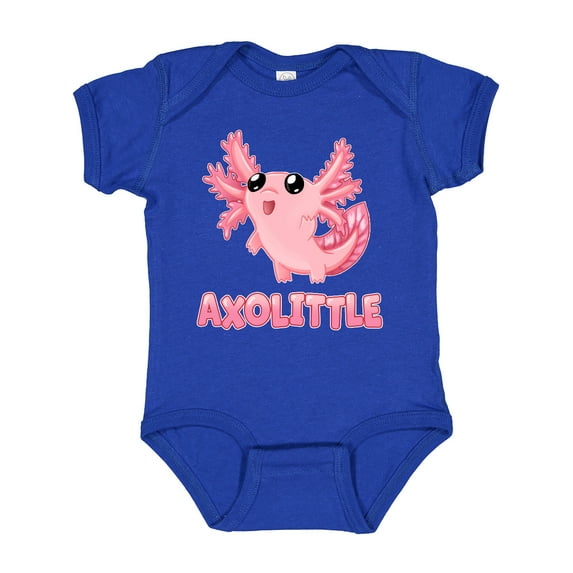Inktastic Axolittle Cute Baby Axolotl Boys or Girls Baby Bodysuit