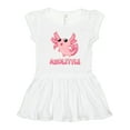 thumbnail image 1 of Inktastic Axolittle- Cute Baby Axolotl Girls Toddler Dress, 1 of 5