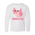 thumbnail image 1 of Inktastic Axolittle Cute Baby Axolotl Long Sleeve Youth T-Shirt, 1 of 5