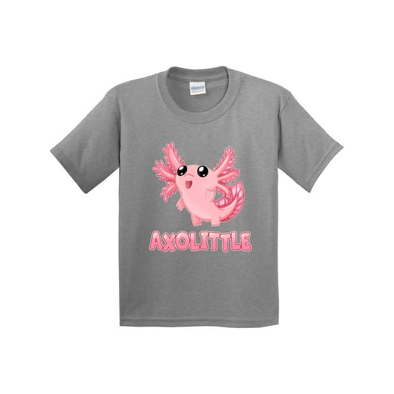 Inktastic Axolittle Cute Baby Axolotl Youth T-Shirt