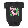 thumbnail image 1 of Inktastic Axolotl Unicorn with Rainbow Tail, Bubbles and Seaweed. Boys or Girls Baby Bodysuit, 1 of 5