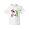 thumbnail image 1 of Inktastic Axolotl Unicorn with Rainbow Tail, Bubbles and Seaweed. Youth T-Shirt, 1 of 5