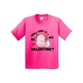 thumbnail image 1 of Inktastic Axolotl Will You Be My Valentine with Red Hearts Youth T-Shirt, 1 of 5