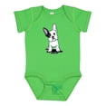 thumbnail image 1 of Inktastic B/W Frenchie (Darks) Boys or Girls Baby Bodysuit, 1 of 5