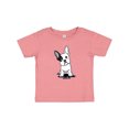 thumbnail image 1 of Inktastic B/W Frenchie (Darks) Boys or Girls Baby T-Shirt, 1 of 5