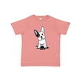 thumbnail image 1 of Inktastic B/W Frenchie (Darks) Boys or Girls Toddler T-Shirt, 1 of 5