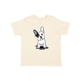thumbnail image 1 of Inktastic B/W Frenchie (Darks) Boys or Girls Toddler T-Shirt, 1 of 5
