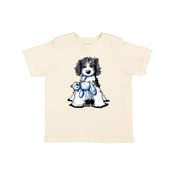 Inktastic B/W Parti Doodle Dog Boys or Girls Toddler T-Shirt