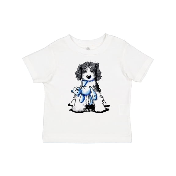 Inktastic B/W Parti Doodle Dog Boys or Girls Toddler T-Shirt