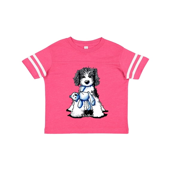 Inktastic B/W Parti Doodle Dog Boys or Girls Toddler T-Shirt