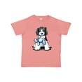 thumbnail image 1 of Inktastic B/W Parti Doodle Dog Boys or Girls Toddler T-Shirt, 1 of 5