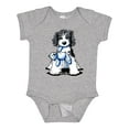 thumbnail image 1 of Inktastic B/w Parti Doodle Dog Boys or Girls Baby Bodysuit, 1 of 5