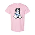 thumbnail image 1 of Inktastic B/w Parti Doodle Dog T-Shirt, 1 of 5