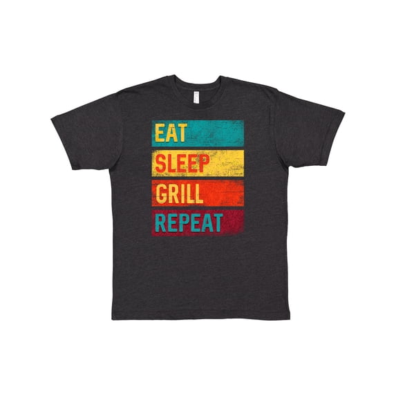 Inktastic BBQ Grilling Eat Sleep Grill Repeat T-Shirt