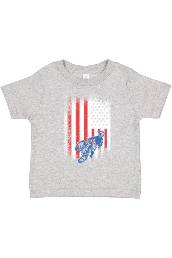 Bmx Motocross Biking Boys Toddler T-Shirt
