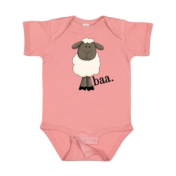 Inktastic Baa. Cute Sheep Design Boys or Girls Baby Bodysuit