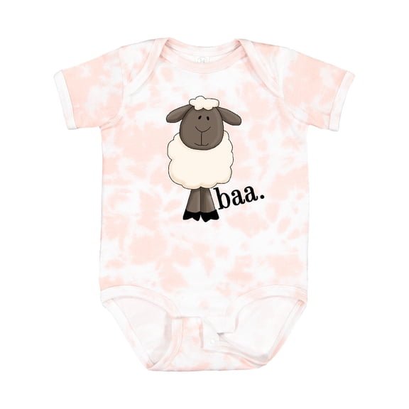 Inktastic Baa. Cute Sheep Design Boys or Girls Baby Bodysuit