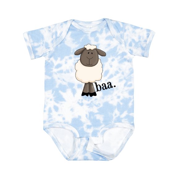 Inktastic Baa. Cute Sheep Design Boys or Girls Baby Bodysuit