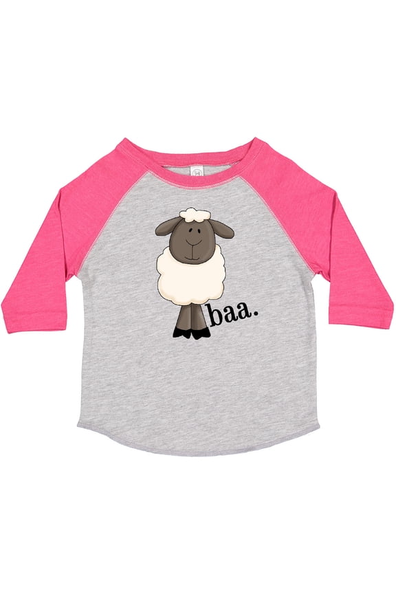 Baa. Cute Sheep Design Boys or Girls Toddler T-Shirt