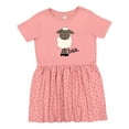 thumbnail image 1 of Inktastic Baa. Cute Sheep Design Girls Toddler Dress, 1 of 5