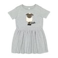 thumbnail image 1 of Inktastic Baa. Cute Sheep Design Girls Toddler Dress, 1 of 5