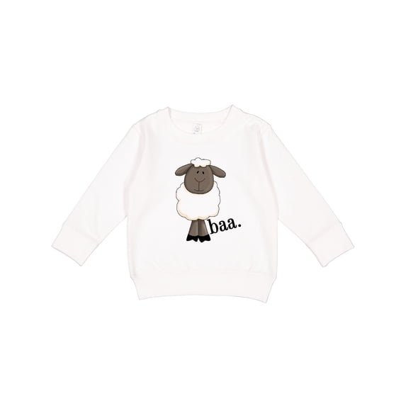 Inktastic Baa. Cute Sheep Design Toddler Sweatshirt