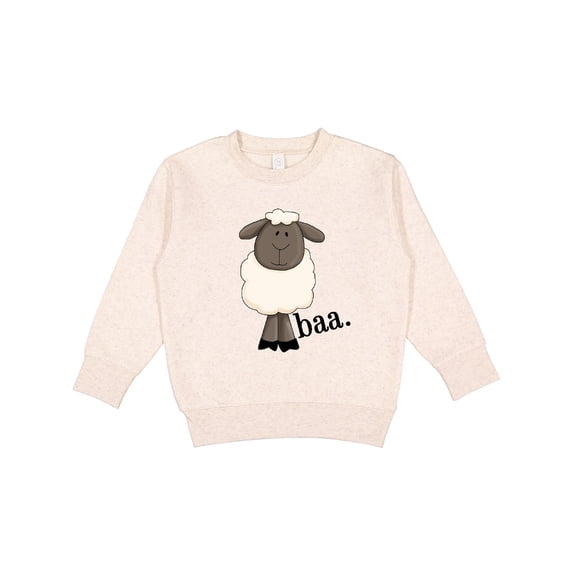 Inktastic Baa. Cute Sheep Design Toddler Sweatshirt