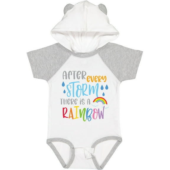 Inktastic Baby After Every Storm There is a Rainbow Boys or Girls Baby Bodysuit