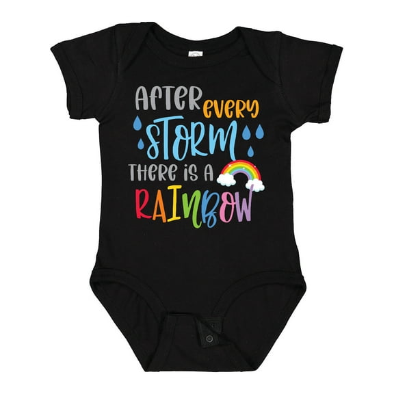 Inktastic Baby After Every Storm There is a Rainbow Boys or Girls Baby Bodysuit