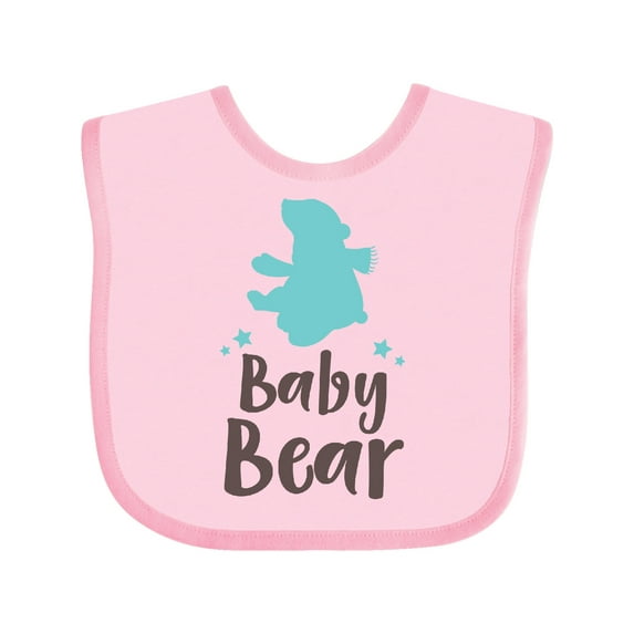 Inktastic Baby Bear, Bear Cub, Cute Bear, Little Bear - Blue Boys Baby Bib