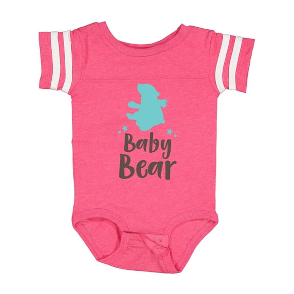 Inktastic Baby Bear, Bear Cub, Cute Bear, Little Bear - Blue Boys Baby Bodysuit