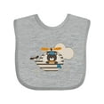 thumbnail image 1 of Inktastic Baby Bear Helicopter Boy Boys Baby Bib, 1 of 4