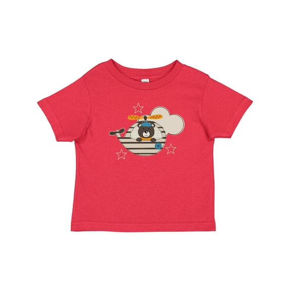 Inktastic Baby Bear Helicopter Boy Boys Baby T-Shirt