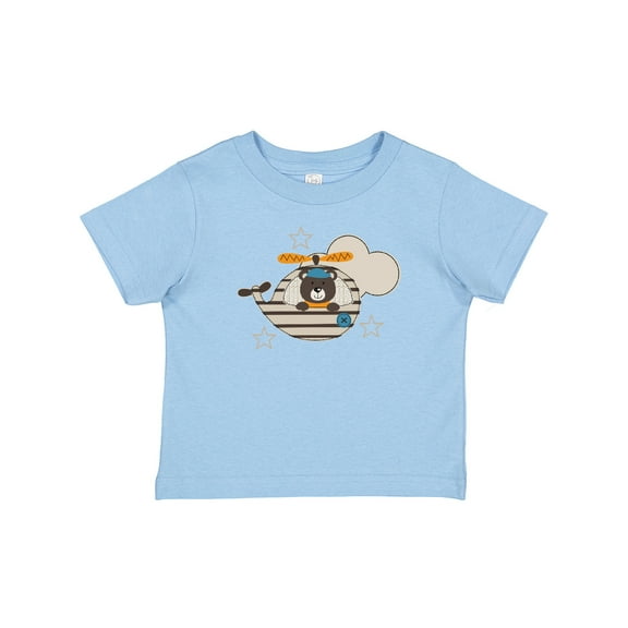 Inktastic Baby Bear Helicopter Boy Boys Baby T-Shirt