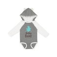 thumbnail image 1 of Inktastic Baby Bear, Little Bear, Bear Cub - Blue Brown Boys Long Sleeve Baby Bodysuit, 1 of 5