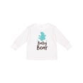 thumbnail image 1 of Inktastic Baby Bear, Little Bear, Bear Cub - Blue Brown Boys Long Sleeve Toddler T-Shirt, 1 of 5