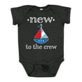 thumbnail image 1 of Inktastic Baby Boy New to the Crew Sailboat Boys or Girls Baby Bodysuit, 1 of 5