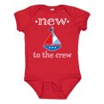 thumbnail image 1 of Inktastic Baby Boy New to the Crew Sailboat Boys or Girls Baby Bodysuit, 1 of 5