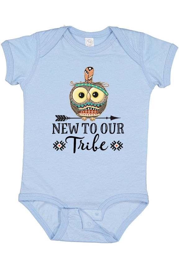 Baby Boy Tribal New to Our Tribe Boys or Girls Baby Bodysuit