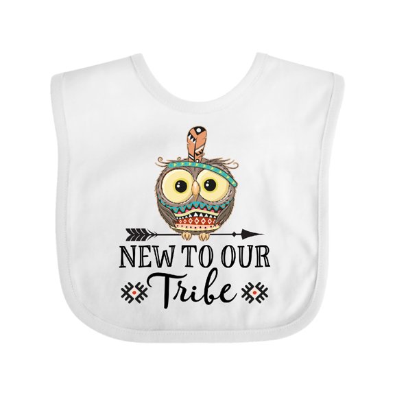 Inktastic Baby Boy Tribal New to our Tribe Boys or Girls Baby Bib
